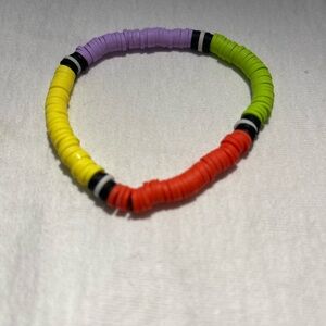 Heishi Bead Bracelet Handmade Girls Women Friendship Beaded Stretch